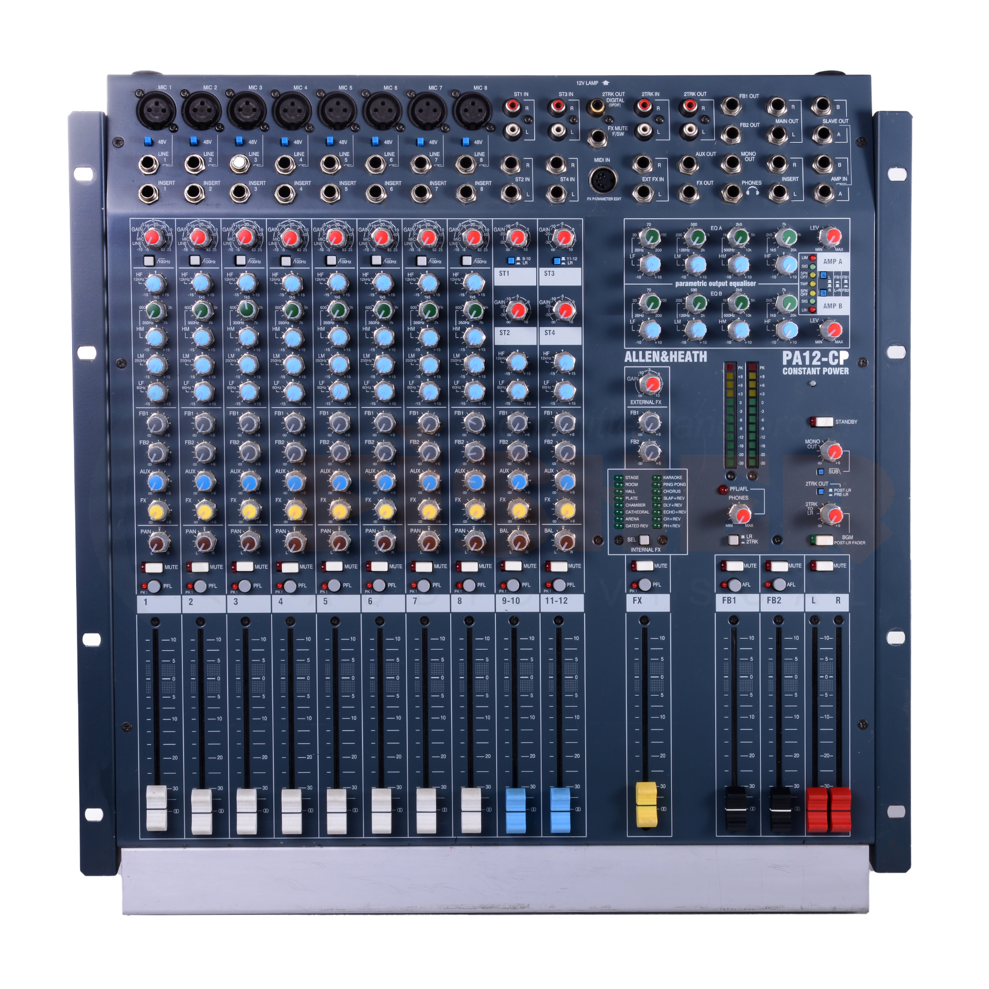 Allen and Heath PA-12CP 12 Channel Mixer - Fisher Audio Visual