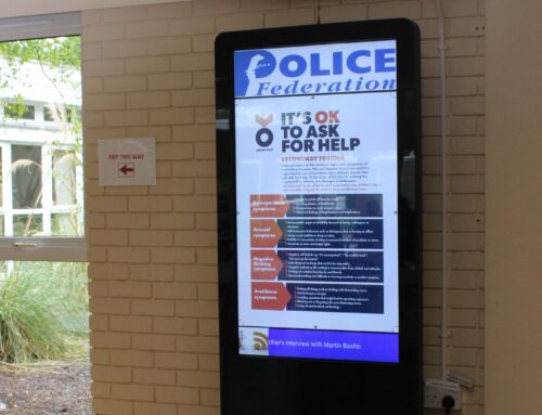 Display Screens assist Lancaster Police Federation